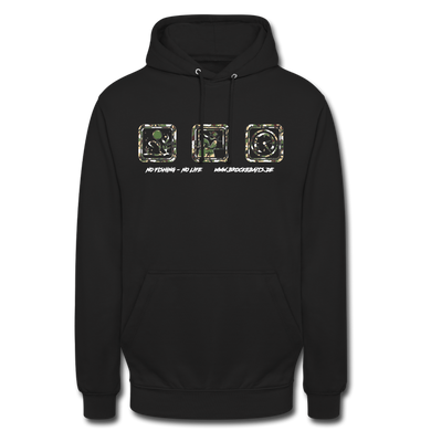 Classic Hoodie Camouflage - Schwarz